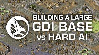 Command & Conquer Tiberian Sun Firestorm  Building a Large GDI Base VS Hard Enemy