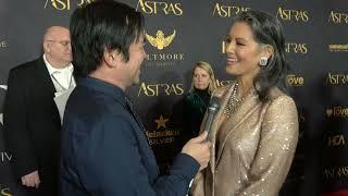 Kelly Hu Carpet Interview at the Astra Awards 2024