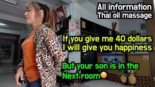 All information about oil massage She offered me a special service even though her son was nearby