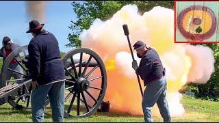 Cannon LIVE fire Civil War Artillery 10 Pound Parrott Rifled