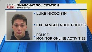 Man 21 accused of sending nude photos to girl on Snapchat