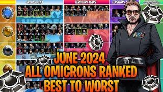 All Omicrons Ranked Best to Worst for EVERY Game Mode - June 2024 - Star Wars Galaxy of Heroes