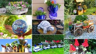 DIY Garden Decor Creating Small Architectural Elements from Upcycled Materials