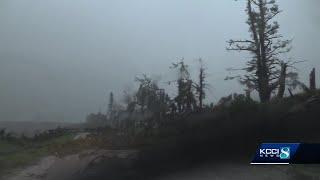 Video of tornado damage near Manilla Iowa