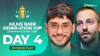 Magnus v Levon & Alireza v Grischuk In Winners SF Julius Baer Generation Cup DIV I