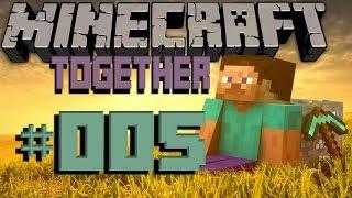 Lets Play Minecraft Together Folge #005 - Heiße Action xD