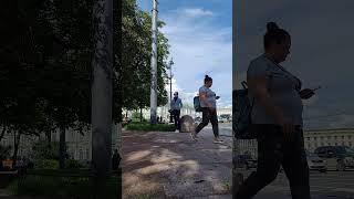 Walk around favorite places Alexander Garden St.Petersburg 08162021 4K video quality