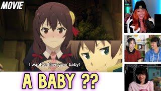 Yunyun Wants To Have a Baby with Kazuma  Konosuba - Reaction mashup