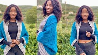 How To Crochet A Shrug Cardigan - Easy Tutorial For Beginners - Simple DIY For All Sizes