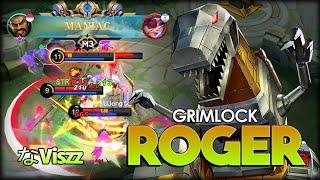 Savage Steal? Roger Grimlock by なViszz Top Global Roger - Mobile Legends Bang Bang