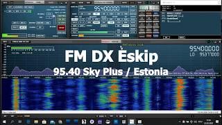 FMDX Es 95.40 Sky PlusTallinn Estonia