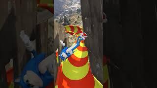 Dr. Eggman vs Sonic Ragdolls GTA 5 Part 2 #shorts #gtav