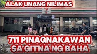 711 STORE PINAGNAKAWAN SA GITNA NG BAHA SA G ARANETA AVE BRGY TATALON