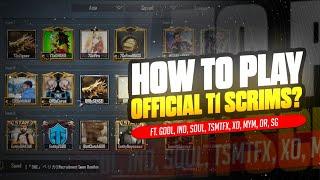 HOW TO PLAY OFFICIAL T1 SCRIMS  HOW TO JOIN T1 SCRIMS  HOW TO JOIN T1T2T3 SCRIMS #SWMGAMER