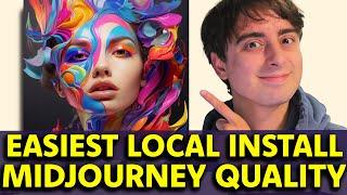 Easiest Install Ever AI Art Generator on Your PC MIDJOURNEY QUALITY  How to Install SDXL Locally