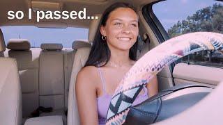 I GOT MY LICENSE *first time driving alone*