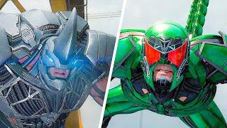Marvels Spider-Man Remastered - Spider-Man Vs Rhino and Scorpion Fight Scene