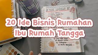 Ide Bisnis Rumahan IRT bisnis sampingan dari rumah