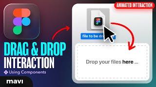 Creating an Animated “Drop Your Files Here” Interaction in Figma – Prototyping Tutorial
