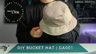 How to Sew Bucket Hat for Beginners  GA001