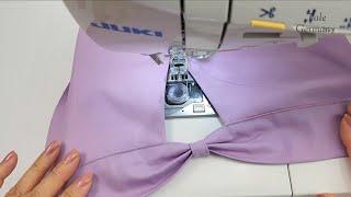 Sewing bow sleeve in 10 minutes  Sewing Tips and Tricks