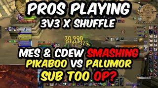 Pikaboo VS Palumor  MES & CDEW sMASHING PROS PLAYING SHUFFLE X 3V3