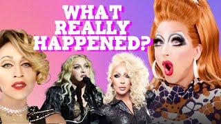 Bianca Del Rios BEEF with Venus D-Lite Chad Michaels Strange Food Combo  LAH Throwback