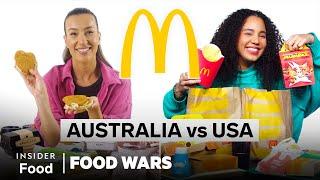 US vs Australia McDonald’s  Food Wars  Insider Food