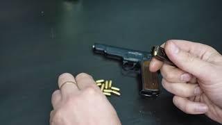 Miniature APS Stechkin Automatic Pistol in 12 scale firing by MINIATUREARSENAL