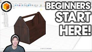 Getting Started with Fusion 360 Part 1 - BEGINNERS START HERE