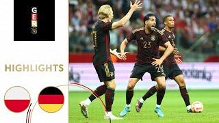 Bitter defeat for Germany  Poland vs. Germany 1-0  Highlights  Friendly