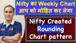 Nifty का Weekly Chart आप को मोहित कर लेगा  Nifty Created Rounding  Chart pattern