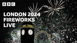 Happy New Year Live  London Fireworks 2024  BBC