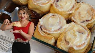 How to make AMAZING and EASY STRAWBERRY SWEET ROLLS with homemade Jam