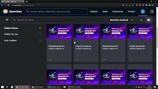 Opensea Hack Takeover The Hidden Collections  NFT Giveaway Bot V2