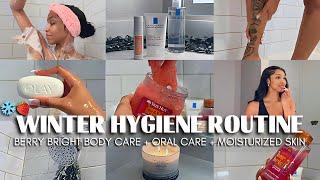 Winter Shower Routine ️ oral care hygiene body care & moisturized skin to smell good all day