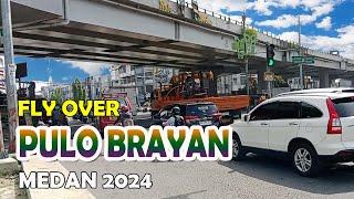 FLY OVER PULO BRAYAN MEDAN TAMPAK RAMAI