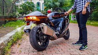 Suzuki Hayabusa Exhaust Sound  SOUND CHECK 