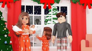 SNOWED IN FOR 24 HOURS Bloxburg Family Roleplay