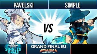 Pavelski vs Simple - Grand Final - Brawlhalla World Championship 2020 - 1v1 EU