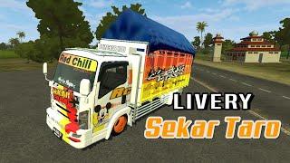 Share Livery Truck Isuzu NMR71 Sekar Taro White Nano Nano FREE  BUSSID