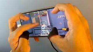 Fastest 1vs5  5 finger iphone 14 pro max handcam  PUBG MOBILE