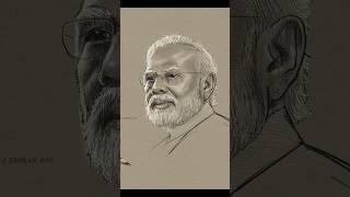 Narendra Modi Ji Drawing  PM Modi  PM Modi Oath Taking