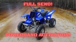 Yamaha Banshee Walkaround & First Ride Full Send - Powerband Activation