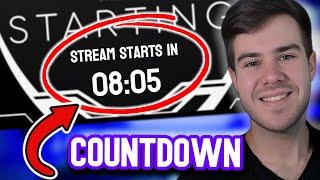 How To Setup A Stream Countdown Timer 2024 For Beginners