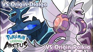 Pokémon Legends Arceus - Palkia & Dialga Origin Form Battle Music HQ