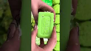 Oddly satisfying soap crushing foam boxes ASMR #shorts