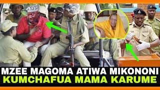 MZEE MAGOMA ATIWA MIKONONI POLISI WAMFUTA NYUMBANI KWAKE ASUBUHI KUMCHAFUA MAMA KARUME....