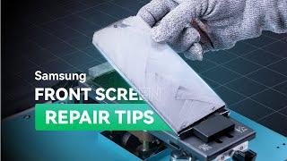 Samsung Note 10 Curved Screen Repair Tips Glass Only