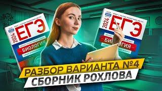 Разбор 4 варианта Рохлов 2024  Биология ЕГЭ